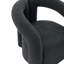 Fauteuil demi-tonneau noir Darian-1345734304
