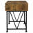 Rustic Nutmeg 2-Piece Computer Desk And Bookcase