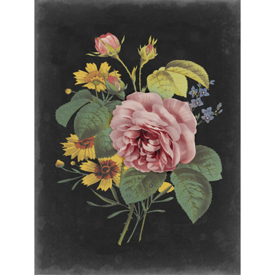 Rose Bouquet II 1 Piece Wrapped Canvas Wall Art