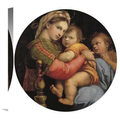 " Madonna And Child With St John 6 " by Raphael