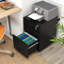 Carreiro 3 Drawer Office storage unit,Steel Filing Cabinet-1195610218
