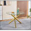 Table de salle à manger Golden avec pieds en métal et conception moderne peu encombrante pour les salons élégants-1570420936-1570420938