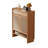 35.43" Natural Wood Color Solid wood Red Oak Shoe Storage