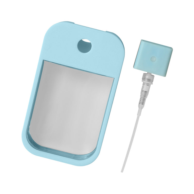 Bouteille d'eau et bouteille de parfum, Bleu