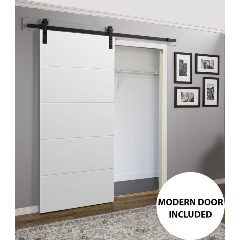 Porte de grange en bois Planum, 32 po x 84 po