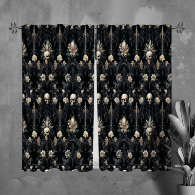 Paire de rideaux obscurcissant en polyester Delsol