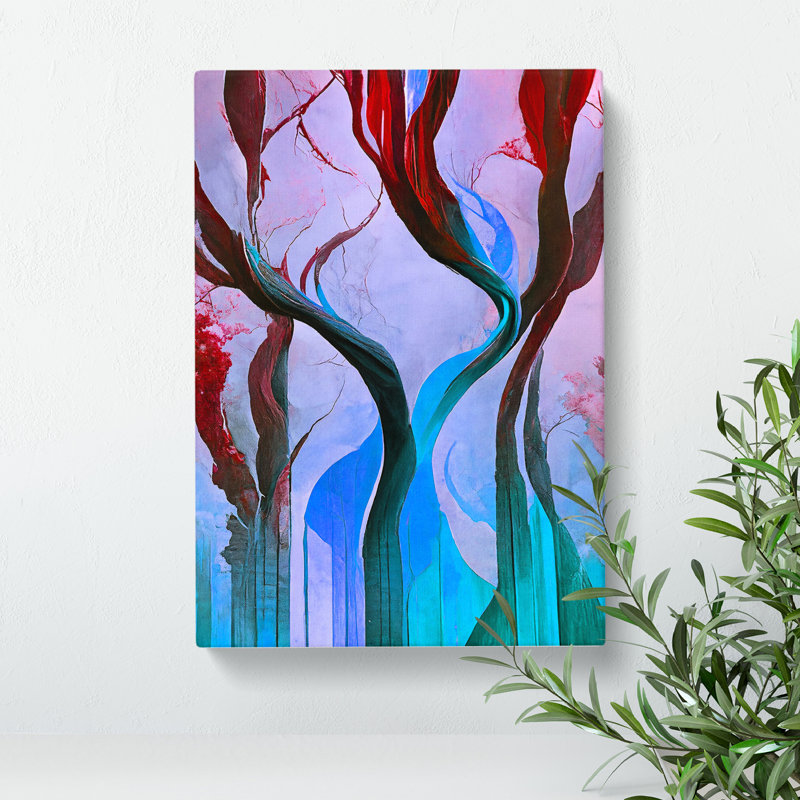 Branches Of A Tree No.1 - Painting, Wrapped Canvas, 50cm H x 35cm W x 3cm D, No Matte