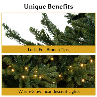 Pre-Lit Fir Christmas Tree