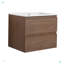 Meuble-lavabo mural 24 po avec lavabo en céramique-100166277
