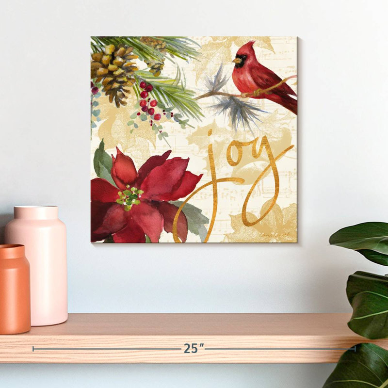 Lelend Christmas Poinsettia I, H 16 po x l 16 po