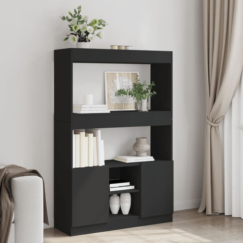 Shuntana 92cm Sideboard, Black