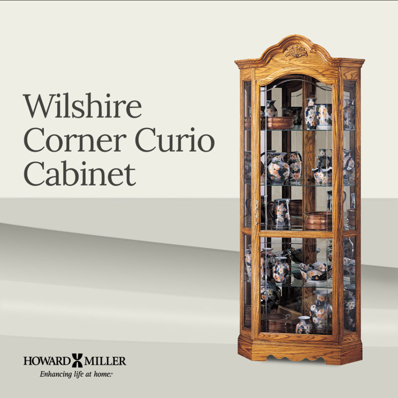 Wilshire Corner Curio Cabinet