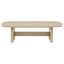 Table basse rectangulaire Beige Oak Coastal