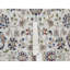 Tapis oriental rond noué à la main 5 pi 2 po x 5 pi 2 po Nain avec motif floral, laine et soie, 250 KPSI