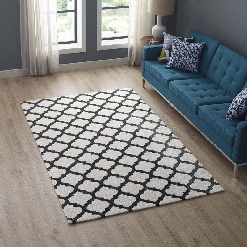Modway Lida Moroccan Trellis Area Rug, Rectangle 8' x 10'
