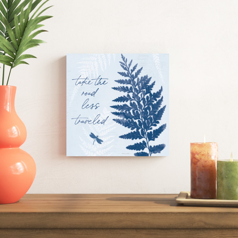 Bleu véritable V, H 12 po x l 12 po