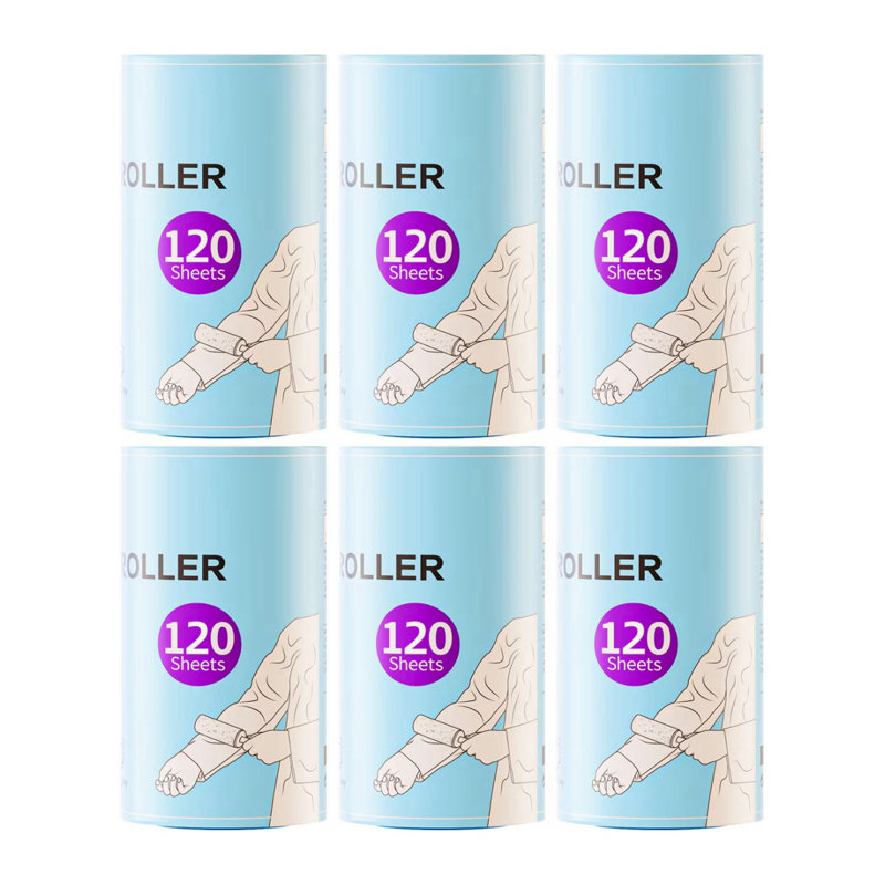 Value 6-Pack Dog Hair Lint Roller Refills, 720 count