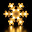 Enseigne de Noël flocon de neige blanc 9,5 "
