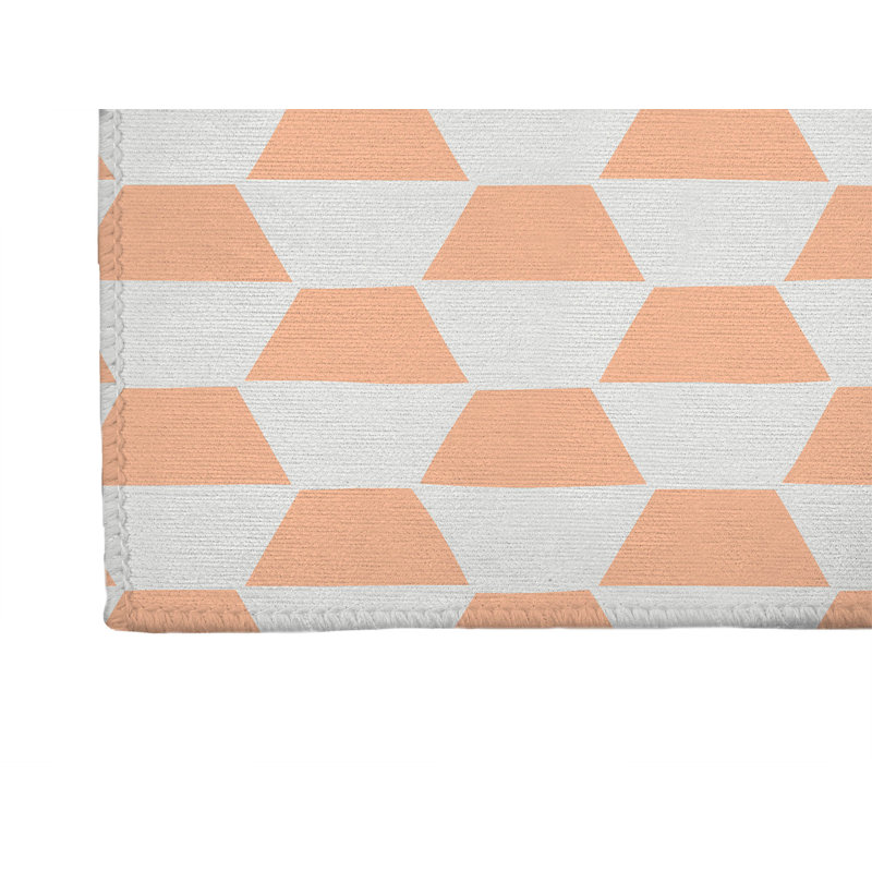 Hex Non-Slip Outdoor Rug, Runner 2'6" x 8'