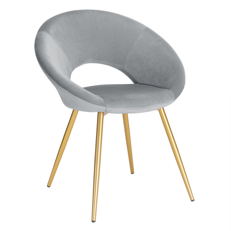 Catoosa Upholstered Dining Chair, Light Grey