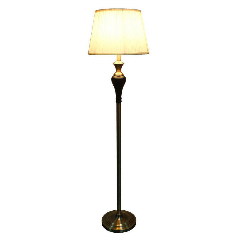 Lampe sur pied 60 po Anselm, Noir, Ivoire