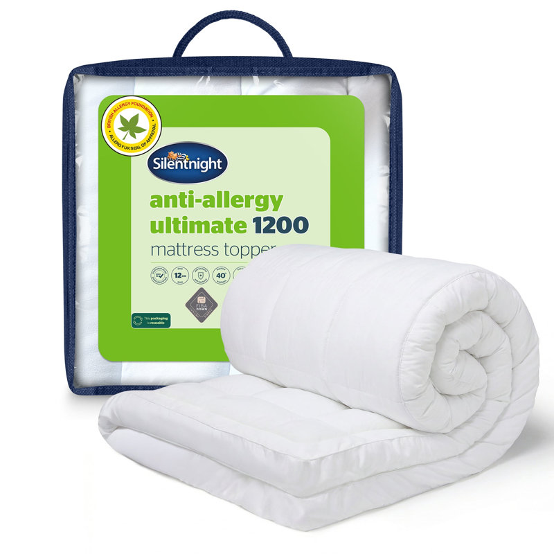 Silentnight Anti-Allergy Ultimate Mattress Topper 1200, Double