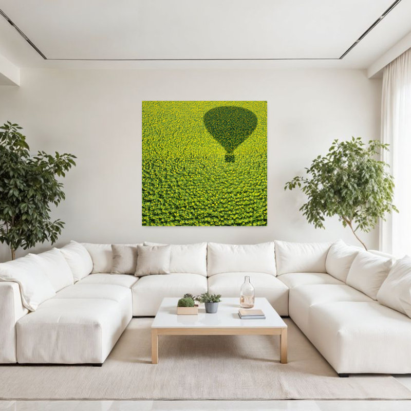 Art contemporain contemporain abstrait, H 48 po x l 48 po