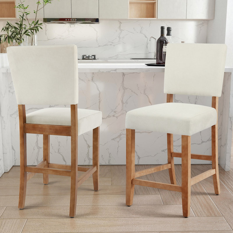 Tabouret de comptoir Ashfield, Beige