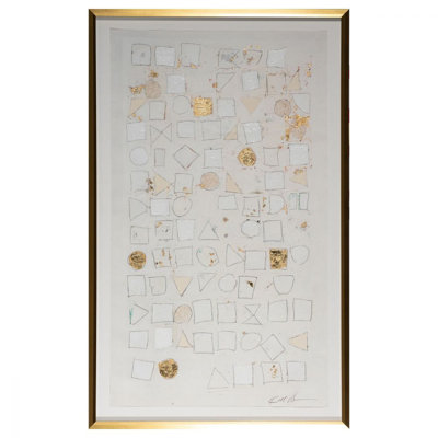 Tic Tac Gold Print by Robert Robinson