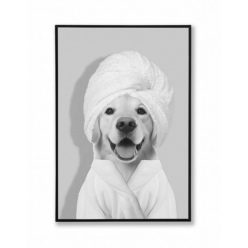 «Pup Spa Day», art encadré
