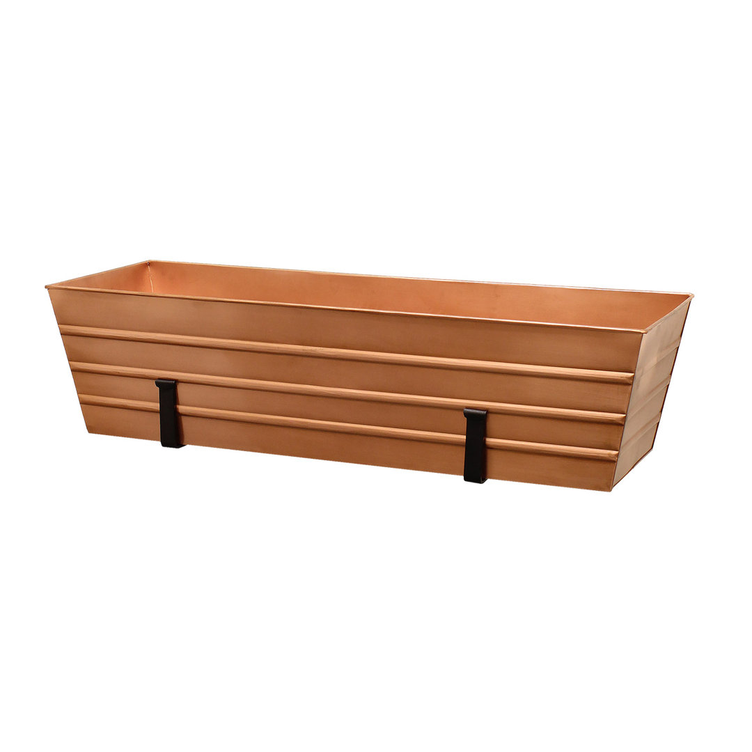 Norela Metal Window Box Planter Gracie Oaks 
