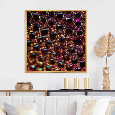 Circulare Gold Infinity Matrix - Fractals Wall Art Prints