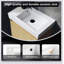 20" Wall-Mounted Bathroom Vanity with Ceramic Sink, Storage Cabinet with Doors,Bathroom Cabinet Set