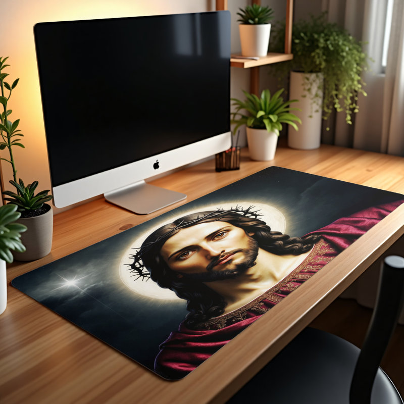 Polyester Desk Pad, 31.5x15.5
