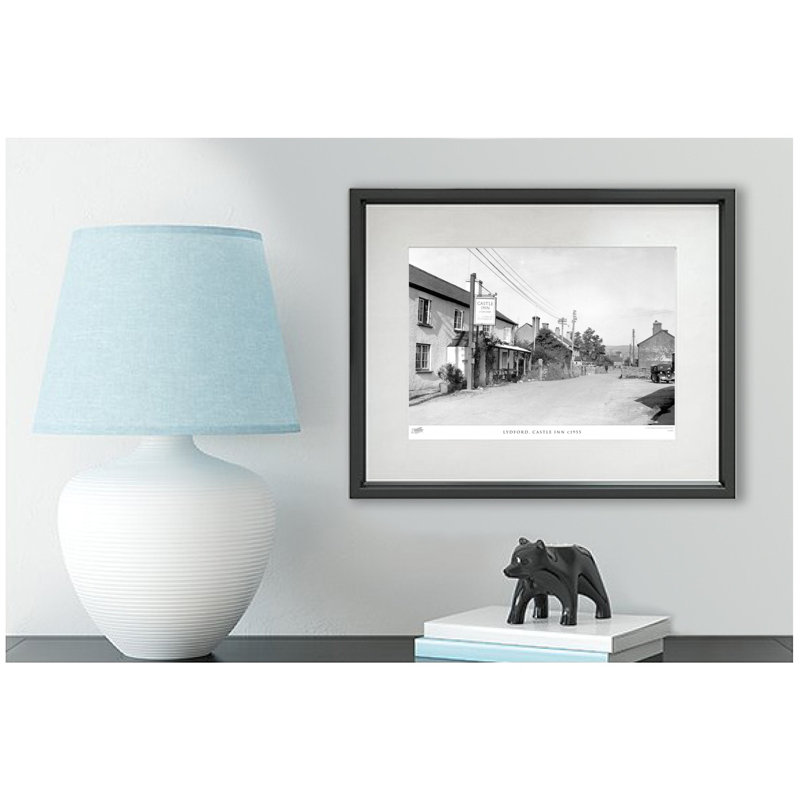 Lydford, Castle Inn C1955 by Francis Frith - Single Picture Frame Print, 40cm H x 50cm W x 2.3cm D