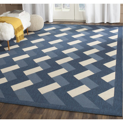 Arneshia Navy/Beige Area Rug