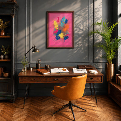 Painted Chaos Modern - Framed Print