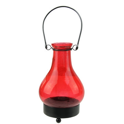 Décoration de bougie théière en verre 6,5 "Inde