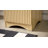 Labelle 55Inch Fluted Executive Desk with Power Outlet, Modern Computer Writing Desks with File Drawers, Home Office Desk with Keyboard Tray and Open Storage Compartment-771926578