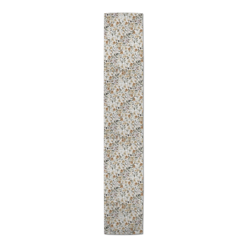 Fall Flowers Table Runner, 90" L x 16" W