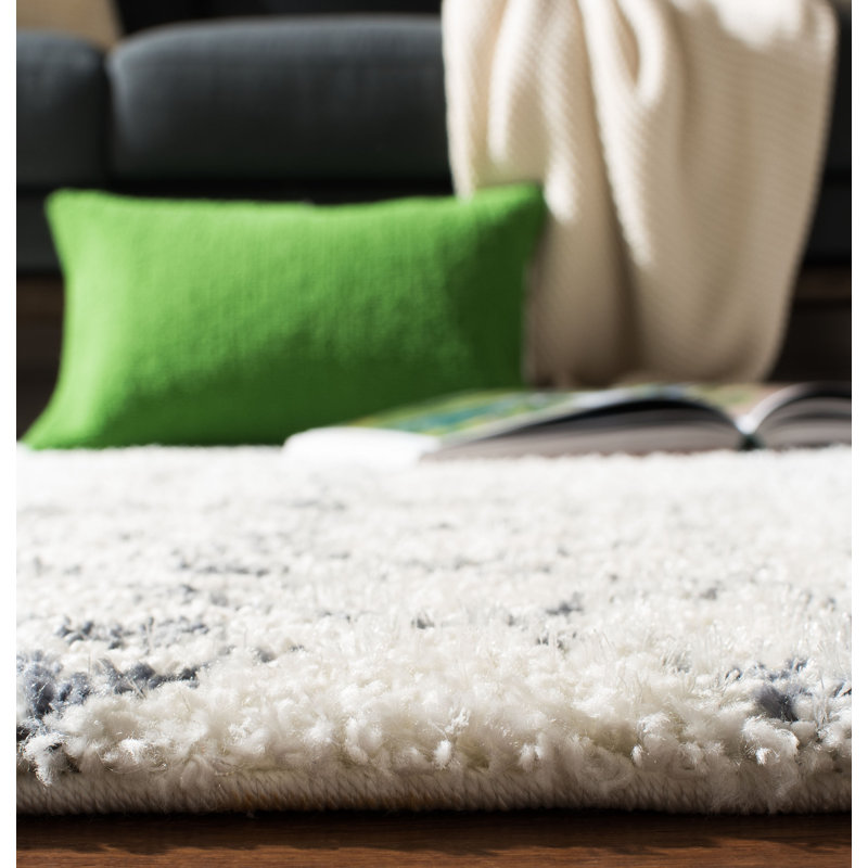 Berber Fringe Shag Performance Moroccan Rug, Rectangle 8' X 10'