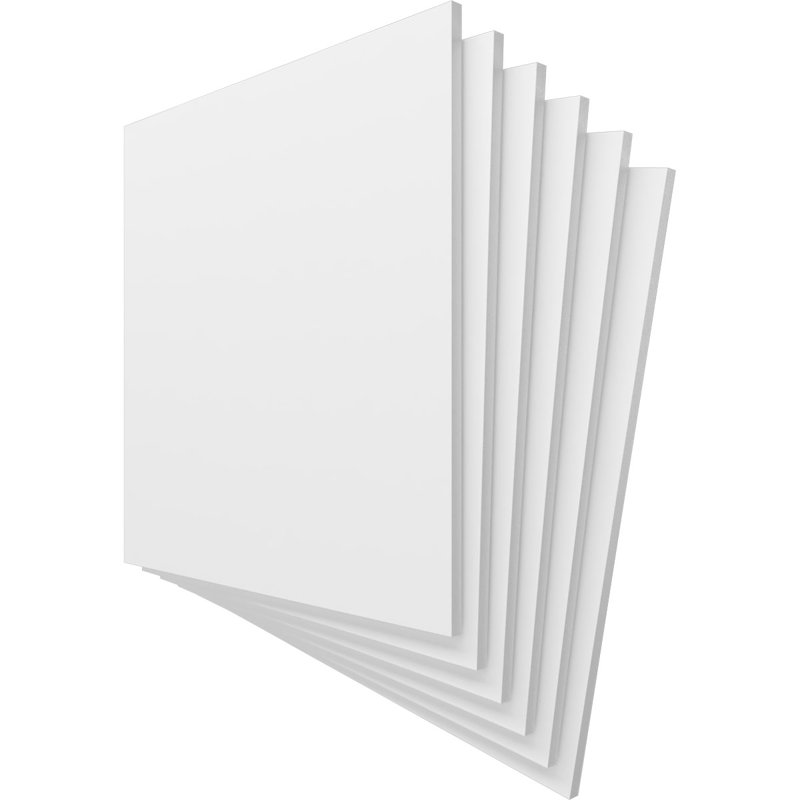 Panneaux de loisirs en PVC, H 15,75 po x l 15,75 po x P 0,38 po