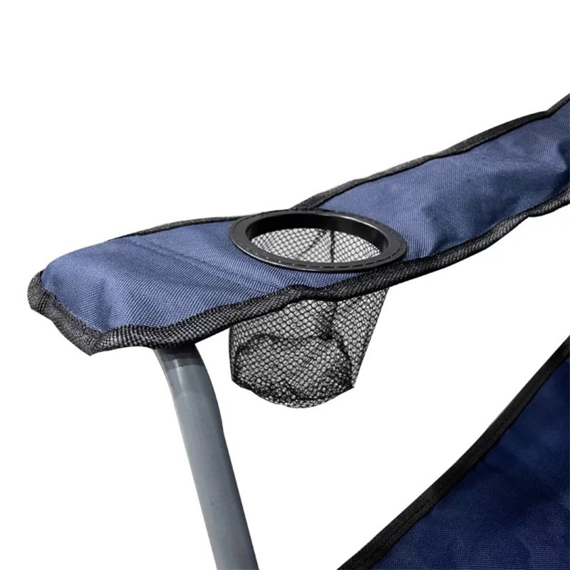 Chaise de camping pliante, Bleu marine