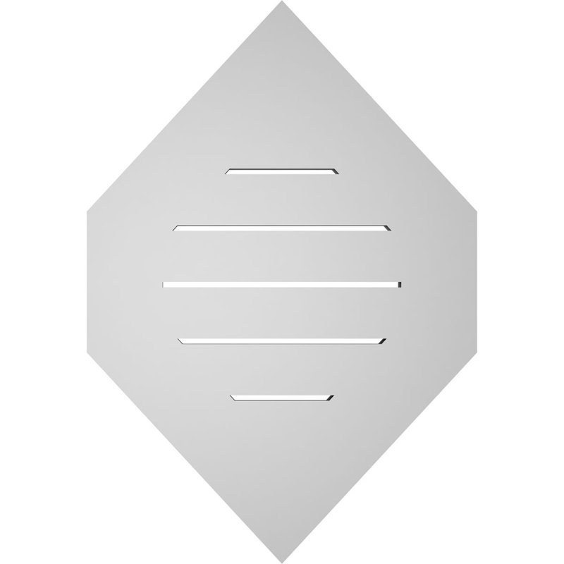 Pente verticale verticale en uréthane Signature, H 26 po x l 18 po x P 1 po