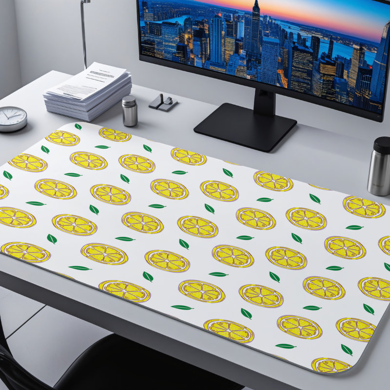 Polyester Desk Pad, 31.5x15.5