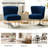Euclid Glam Velvet Side Chair with Sturdy Wood Frame & Foam Padded Seat-217344480