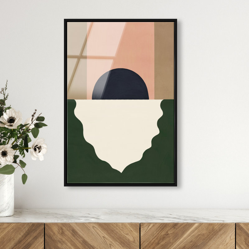Moonrise Abstract High-Gloss Frameless Acrylic Glass Wall Art Abstract Print by Oliver Gal, Ready to Hang, 10 x 15