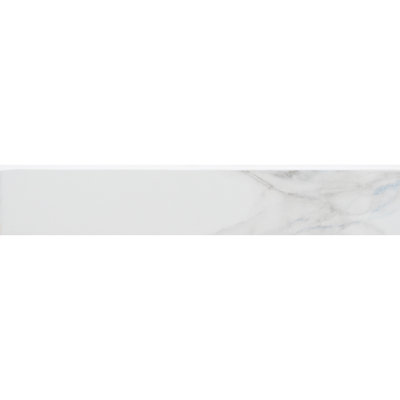 Minerva 2''x13'' Matte Ceramic Bullnose Trim Gray