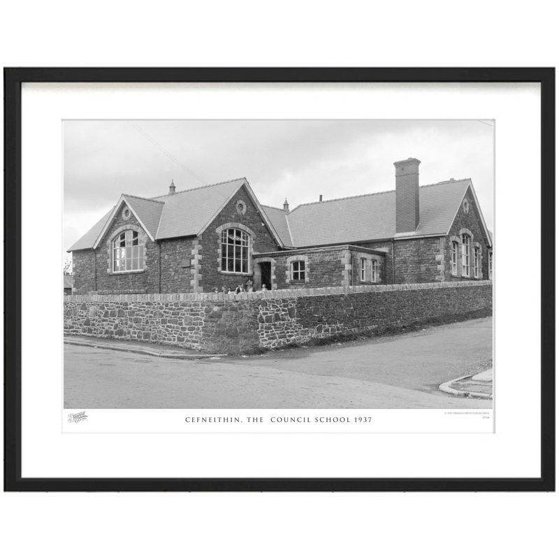 Cefneithin, The Council School 1937 by Francis Frith - Single Picture Frame Print, 45cm H x 60cm W