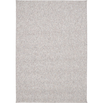 Machine Washable Tufted Rug, Plain, Greige